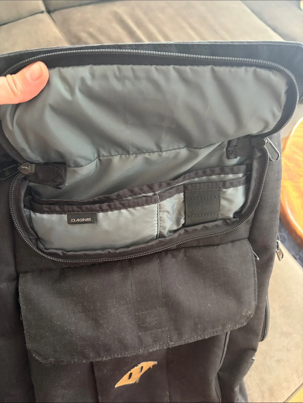 Dakine Black soft carryon Backpack